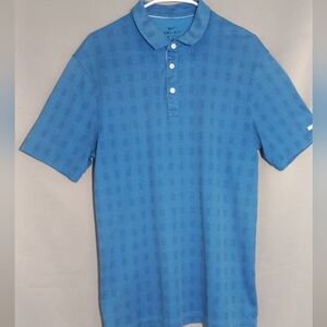 Mens Nike Dri Fit Blue Polo Shirt Size M